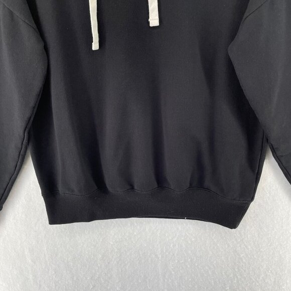 Buffalo David Bitton Sweatshirt Womens XS Black Hoodie Comfort Drawstring - Picture 7 of 10